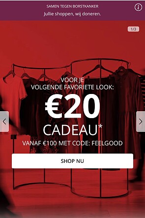-€20 cadeau