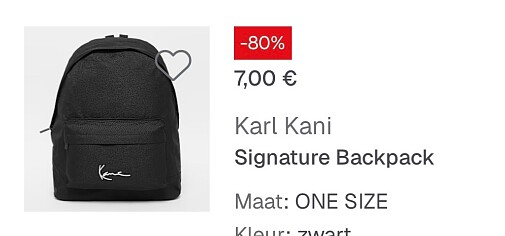 Karl Kani rugzak