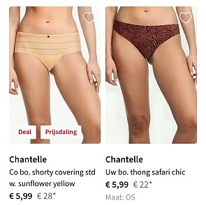 Chantelle ondergoed vanaf 5,99€