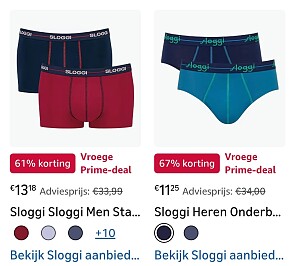 Tot 68% op sloggi