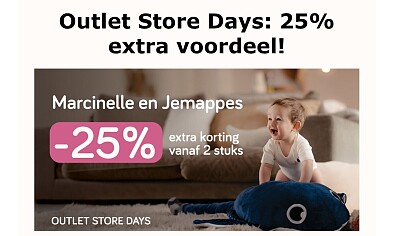 25% extra bovenop outlet Dreambaby