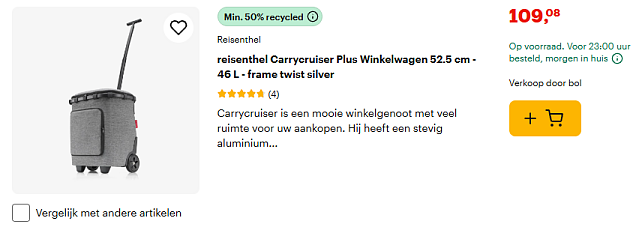 -30% Reisenthel Carrycruiser Plus Trolley, 46 L