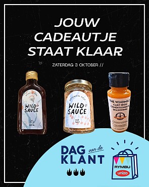Gratis saus, zout of gietijzer conditioner bij BBQ specialist Rymbu