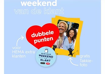 Dubbele punten bij HEMA met HEMA extra
