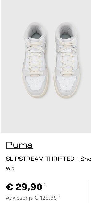 Tot 80% korting op Puma
