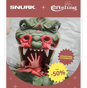 Tot 50% korting bij snurk uitverkoop