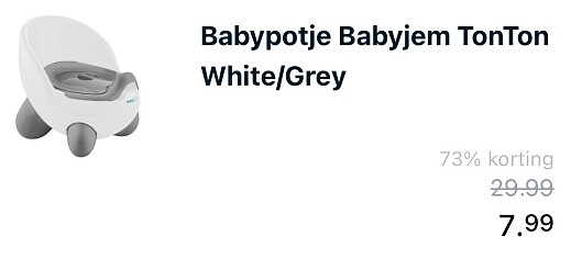 Babypotje Babyjem