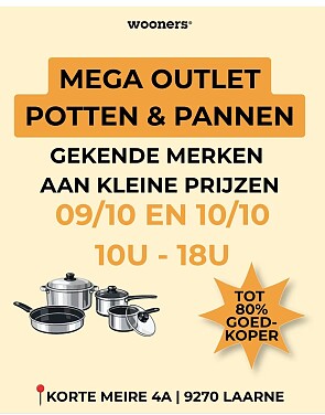 🔥 MEGA OUTLET VERKOOP BY WOONERS! 🔥