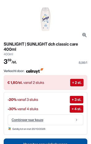 Sunlight zeep in promo