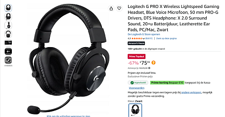 Gaming hoofdtelefoon