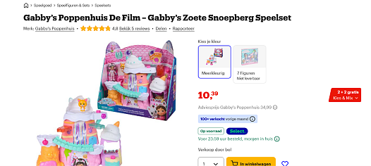 Gabby’s Zoete Snoepberg Speelset