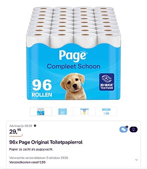 Page Original Toiletpapierrol