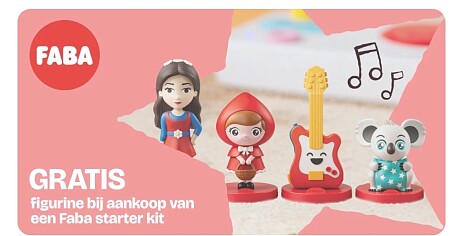 Gratis figurine bij aankoop van een Faba Starterset