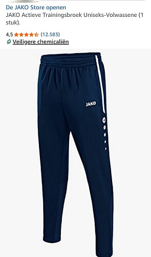 Jako trainingsbroek maat M