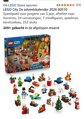Lego city Adventkalender
