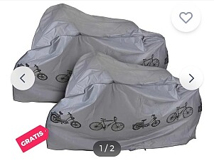 Hoes Voor Fiets en Brommer 1+1