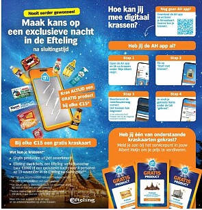 Krasactie bij ah is terug met een fantastische hoofdprijs