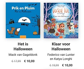 Clavis Halloween boeken en puzzels vanaf €5
