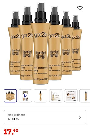 Got2b Guardian Angel Heatspray