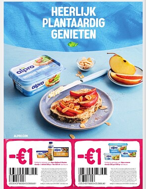 Alpro bonnen in het laatste nieuws