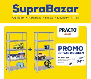 Set van 2 opbergrekken
