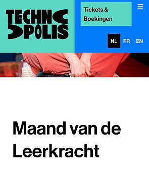 Leerkracht actie Technopolis Oktober