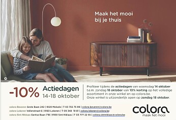 10% korting bij Colora