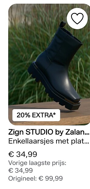 20% extra korting bovenop sale bij Zalando 🧡