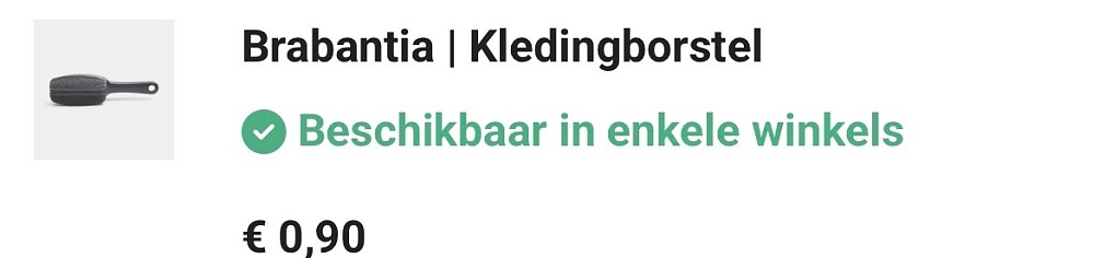 Brabantia kledingborstel