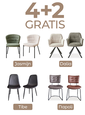 Stoelen 2+1 gratis 🪑