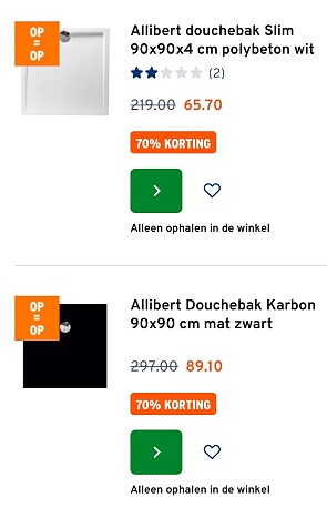 Allibert douchebak