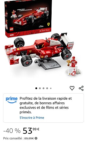 LEGO Icons Ferrari F2004 en Michael Schumacher (11375)