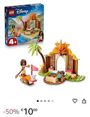 Disney Vaiana Dorpshuis en boot (43282)