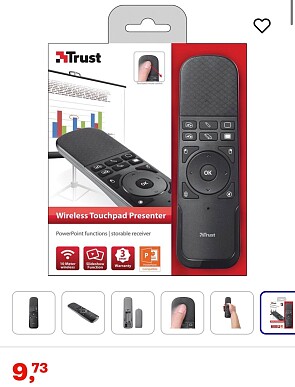 Trust Draadloze presenter voor touchpad