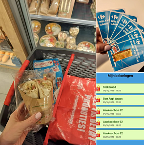 WIN 1KG goud of duizenden gratis prijzen met Carrefour Scanmania!