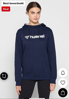 Hummel-Hoodie blue
