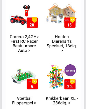 Donderdag Deals: tot -50% op speelgoed