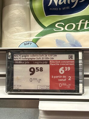 🧻 Nalys toiletpapier 0,27€/rol