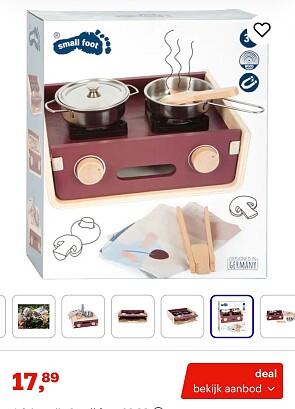 Small Foot Houten Camping Speelkeuken, 9dlg.