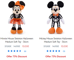 -73% Mickey Mouse/Minnie Mouse Halloween 🎃