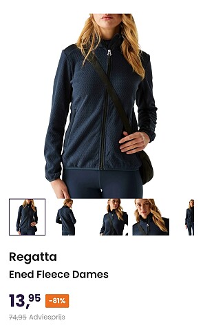 Regatta fleece dames 13,95€!