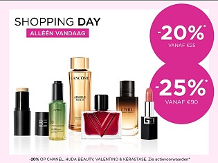 Zondag shoppingdag bij ici PARIS xl tot 25% korting
