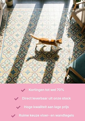 Tegels tot -70% 🏠 Inttercarro outlet