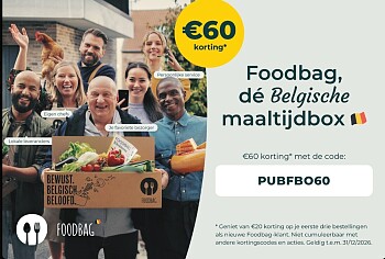 60€ korting op je eerste bestellingen