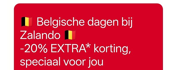 20% extra korting bij Zalando 🧡