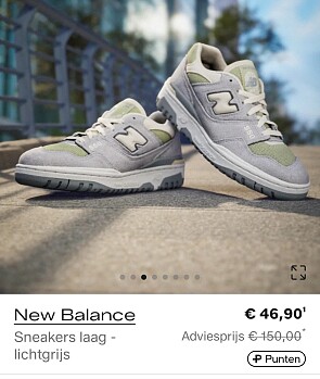 New balance sneakers en kleding