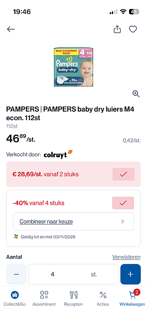 Pampers collect&go