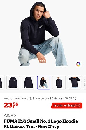 Puma hoodie vanaf 23,56€