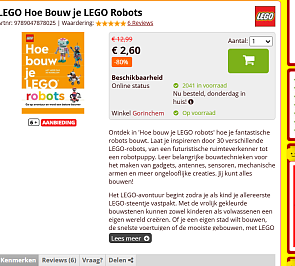 🤖 LEGO Hoe Bouw je LEGO Robots nu in de aanbieding!