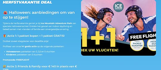 🎃 Ice Mountain Adventure Park Halloween deals in de herfstvakantie!